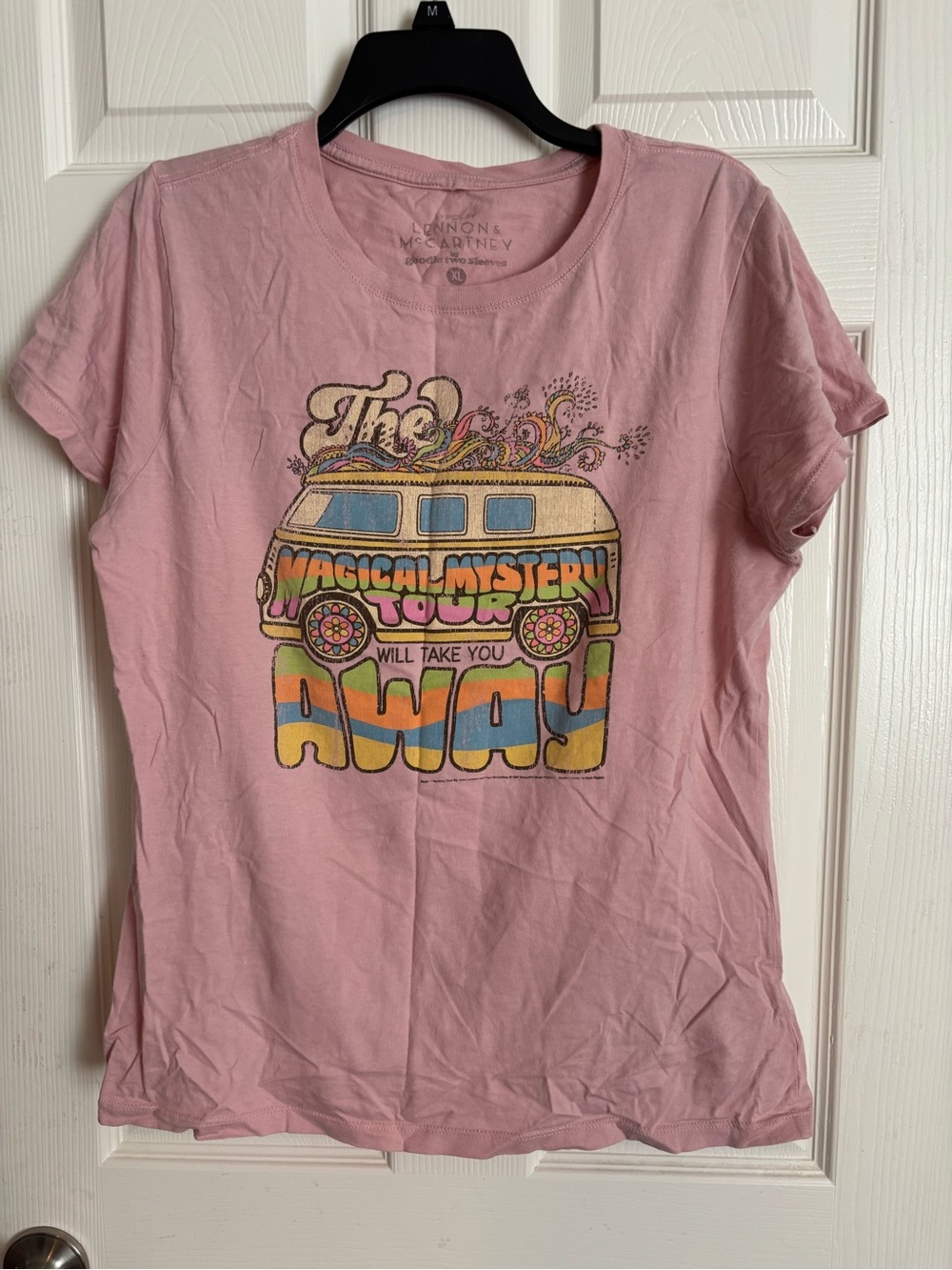 Stella McCartney women’s Pink Retro Van Graphic Tee